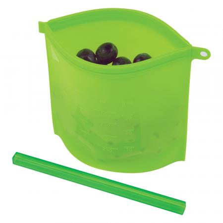 Reusable Food Bags With Plastic Slider 1