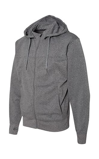 Independent Trading Co. - Poly-Tech Full Zip Hooded Sweatshirt&a 3