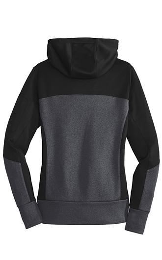 Sport-Tek Ladies Tech Fleece Colorblock Full Zip Hooded Jacket 4