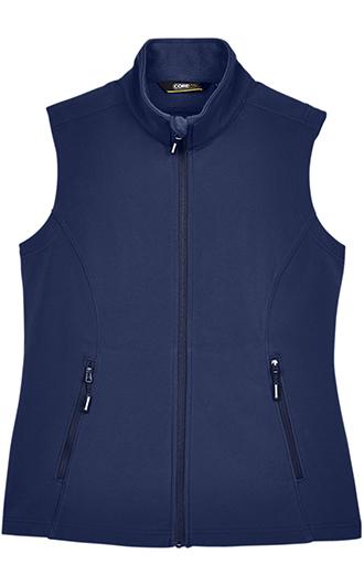 Core 365 Women's Cruise Two-Layer Fleece Bonded Soft Shell Vests 4