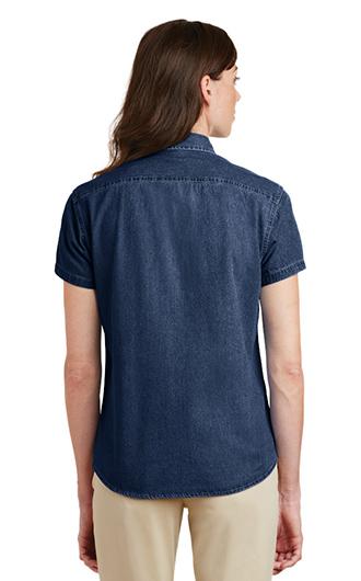 Port & Company Ladies Short Sleeve Value Denim Shirts 2