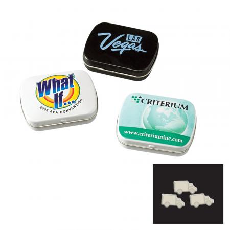 Domed Tins with Truck Shaped Mints 1