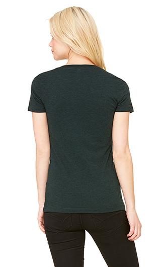 Bella  Canvas Ladies' Triblend Short-Sleeve Deep V-Neck T-shirts 1
