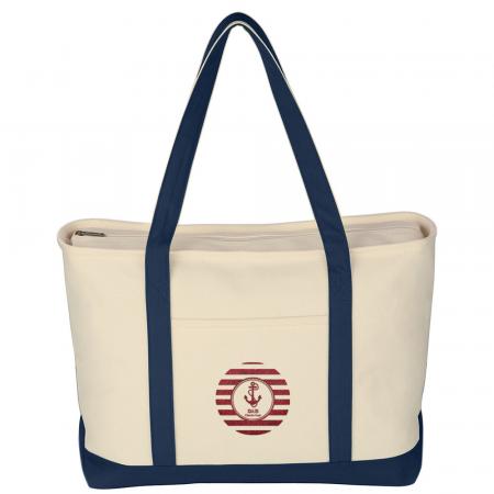 Large Heavy Cotton Canvas Boat Totes 1