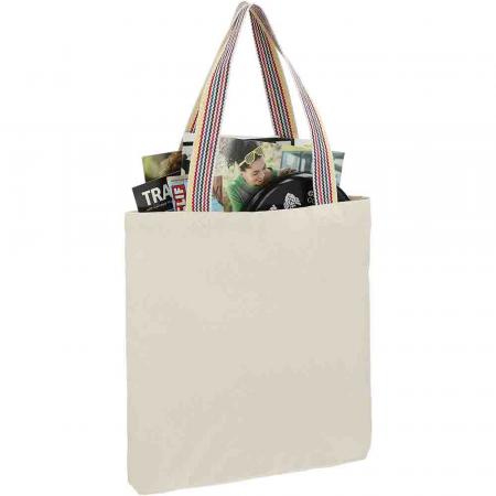 Rainbow Recycled 6oz Cotton Convention Totes 1