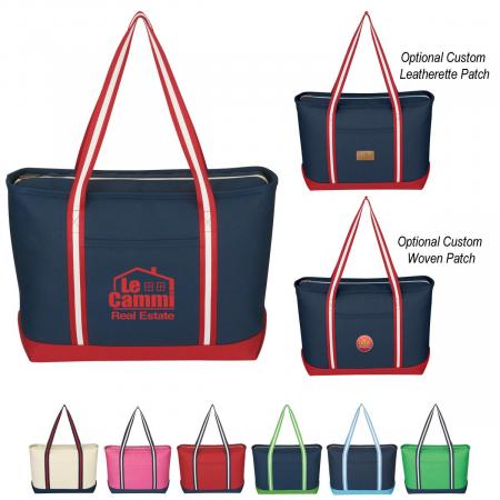 Large Cotton Canvas Admiral Totes 1