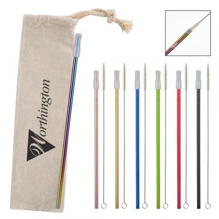 Park Avenue Stainless Straw Kits with Cotton Pouches 2