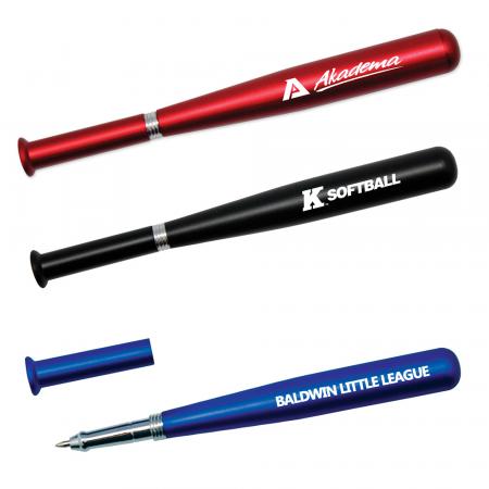Metallic Baseball Bat Pens 1