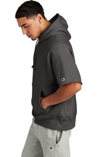 Champion Reverse Weave Short Sleeve Hooded Sweatshirt 2