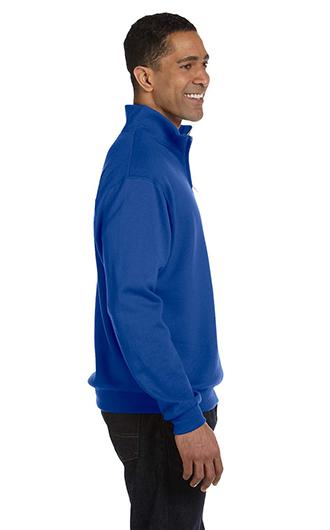 Jerzees Adult NuBlend Quarter-Zip Cadet Collar Sweatshirt 1