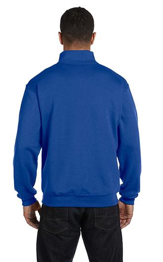 Jerzees Adult NuBlend Quarter-Zip Cadet Collar Sweatshirt 2