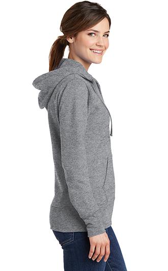 Port & Company Ladies Core Fleece Full-Zip Hooded Sweatshirt 1