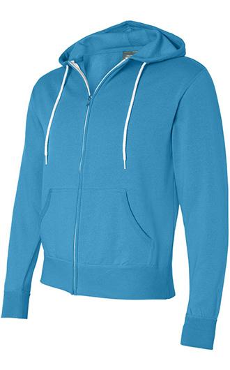 Unisex Lightweight Full-Zip Hooded Sweatshirt 1