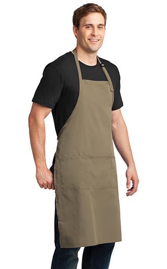 Port Authority Easy Care Extra Long Bib Apron with Stain Release 1