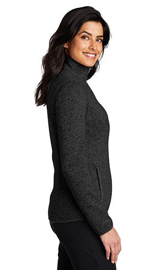 Port Authority Ladies Sweater Fleece Jacket 1