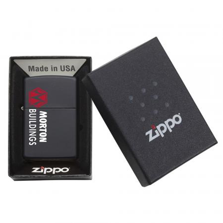Black Matte Windproof Zippo Lighter 2