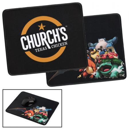 Large Mouse Pad w/Stitched Edges and Full Color Dye Sublimation 1