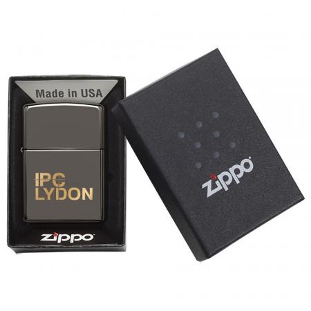 High Polish Classic Black Ice Zippo Windproof Lighter 2