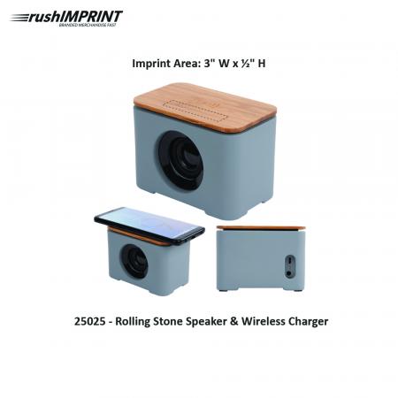 Rolling Stone Speaker & Wireless Charger 1