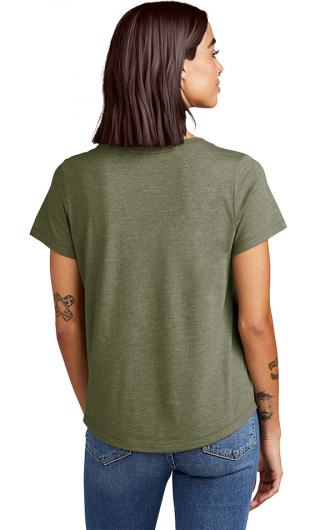 Allmade Women's Relaxed Tri-Blend Scoop Neck Tee 2