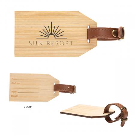 Outbound Bamboo Luggage Tag 1