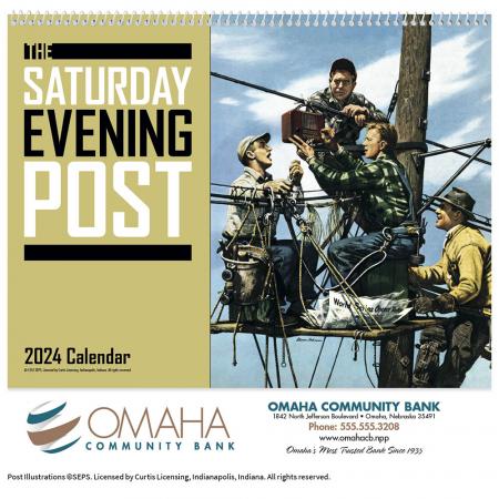 Full Color Saturday Evening Post Calendars 3