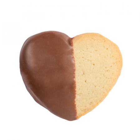 Chocolate Dipped Heart Butter Cookie 1
