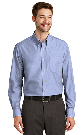 Port Authority Crosshatch Easy Care Shirts Thumbnail