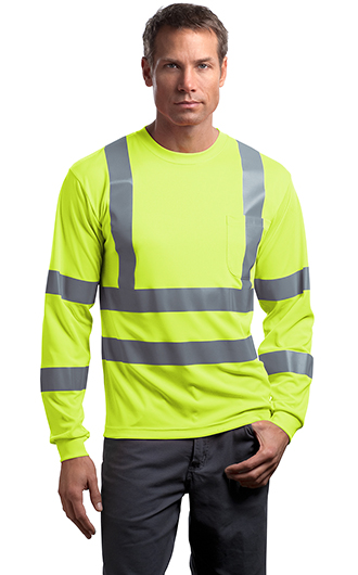 ANSI 107 Class 3 Long Sleeve Snag-Resistant Reflective T-shirts