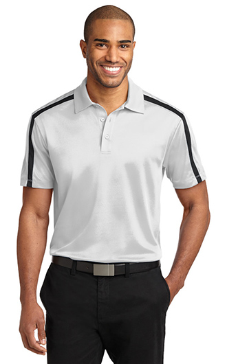 Port Authority Silk Touch Performance Colorblock Stripe Polo Thumbnail