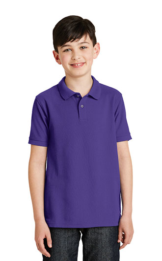 Port Authority Youth Silk Touch Polo Thumbnail