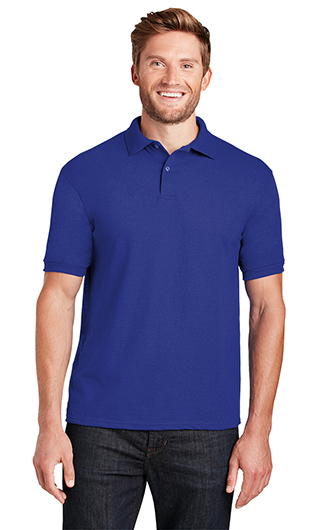 Hanes EcoSmart - 5.2-Ounce Jersey Knit Sport Shirt