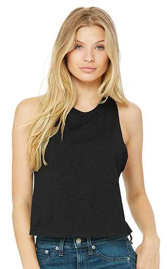Promotional BELLA CANVAS - Women's Racerback Cropped Tank Tops - Custom  Promotional Products