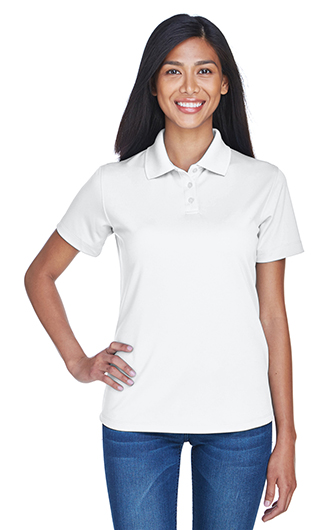 UltraClub Women's Cool & Dry Stain-Release Performance Polo 