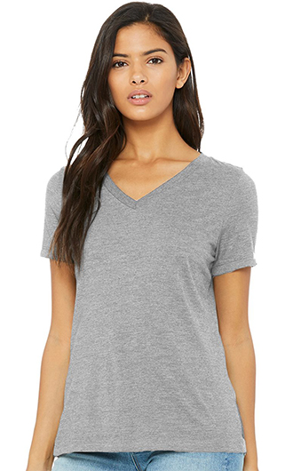 Womens Relaxed Jersey V-Neck Tee