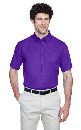Core 365 Mens Optimum Short-Sleeve Twill Shirt Thumbnail