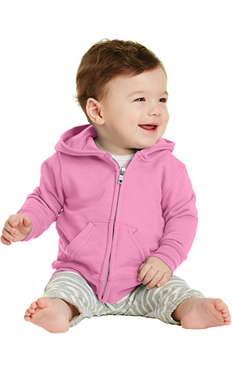 Port & Company Infant Core Fleece Full-Zip Hooded Sweatshirt Thumbnail