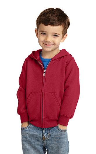 Port & Company Toddler Core Fleece Full-Zip Hooded Sweatshir