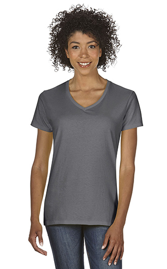 Gildan Ladies' Heavy Cotton V-Neck T-Shirt