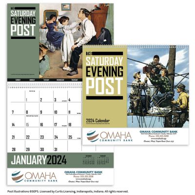 Full Color Saturday Evening Post Calendars