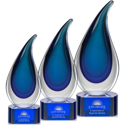 Delray Award on Blue Base