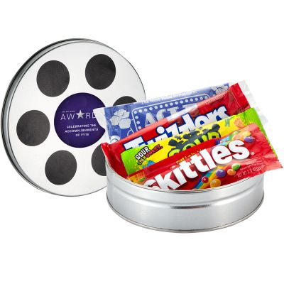 Small Film Reel Tin (Twizzlers®, Skittles®, Sour Patch&a