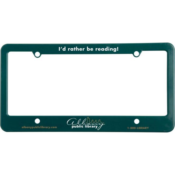 License Plate Frame With Straight 4 Holes