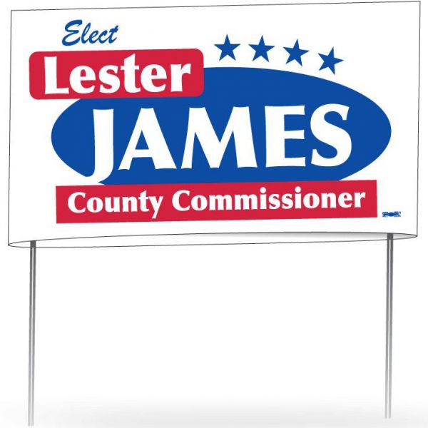 Double-Sided Yard Signs - 21 x 34.5