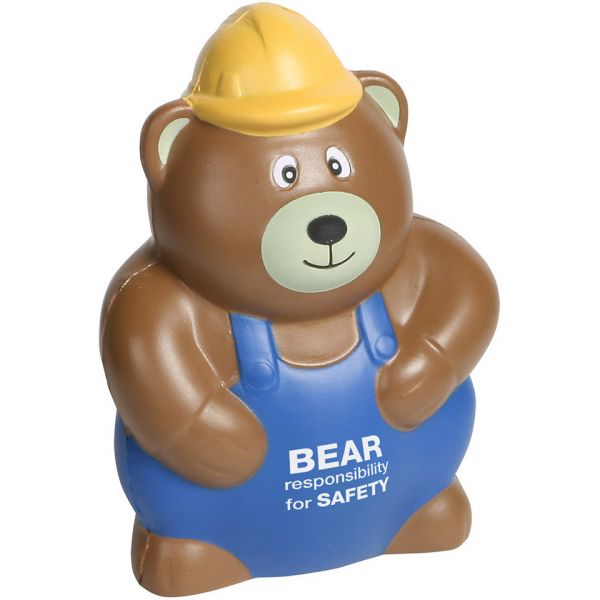 Construction Worker Bear Stress Relievers Thumbnail