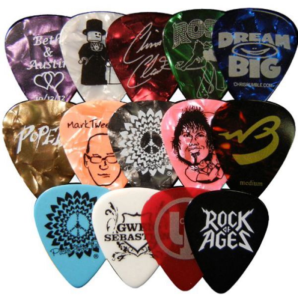 Celluloid Colored Guitar Pick