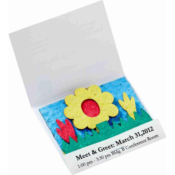 Seed Paper Matchbook: Wildflower Scene