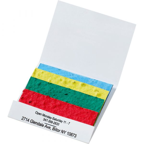 Seed Paper Matchbook: Color Stack with Wildflower Seeds Thumbnail