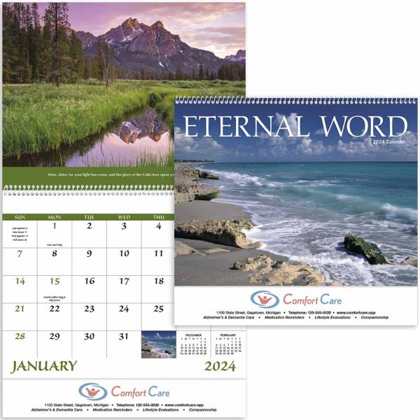 Eternal Word with Pre-Planning Sheet - Spiral Calendars Thumbnail