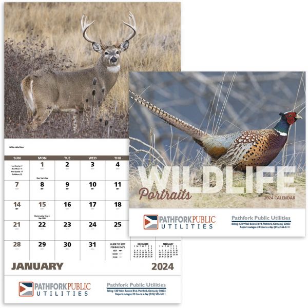 Wildlife Portraits - Stapled Calendars